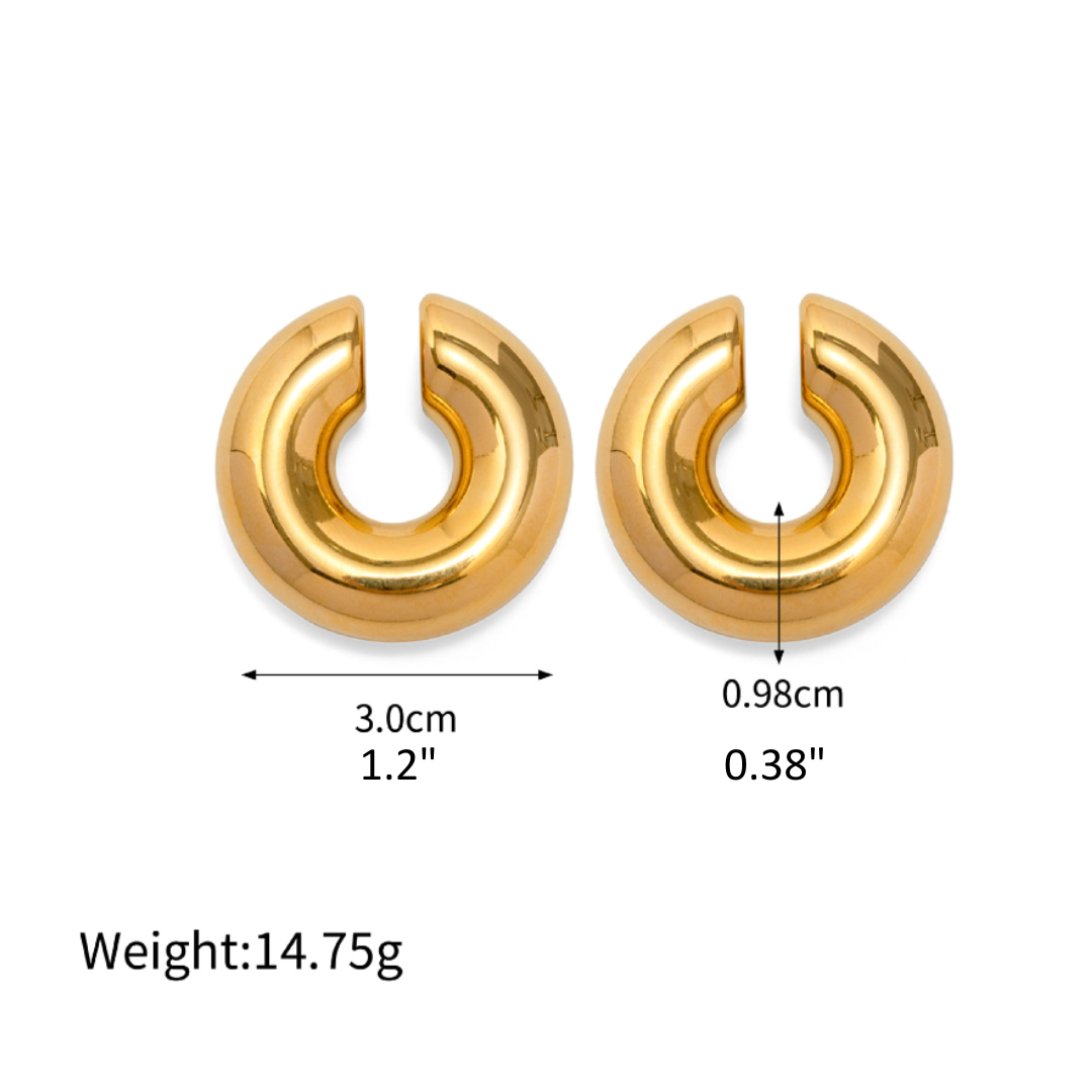 Tamara 18K Gold-Plated Ear Cuffs
