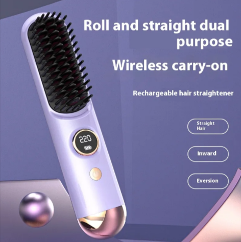 Wireless Portable Hair Straightener
