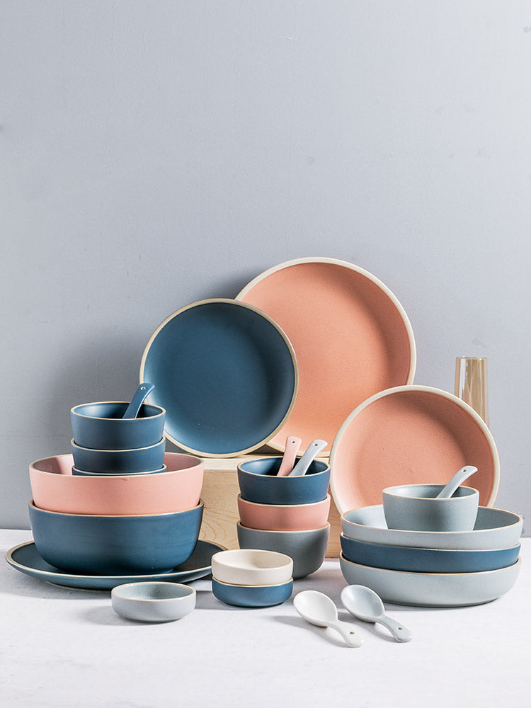 Nordic Elegance Ceramic Dinnerware Set