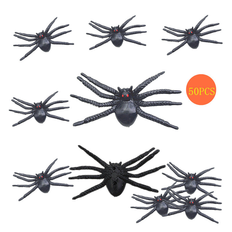 Red-Eyed Spider Décor Collection - Set of 50