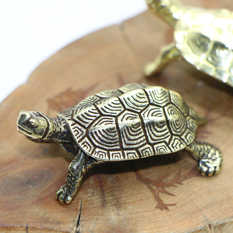 Cast Metal Turtle Ornament