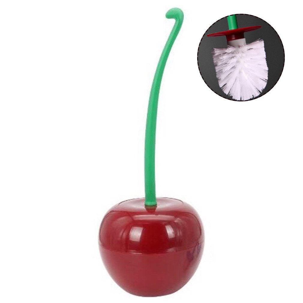 Cherry-Shaped Toilet Brush with Holder - WowStore.live
