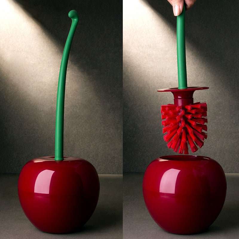 Cherry-Shaped Toilet Brush with Holder - WowStore.live
