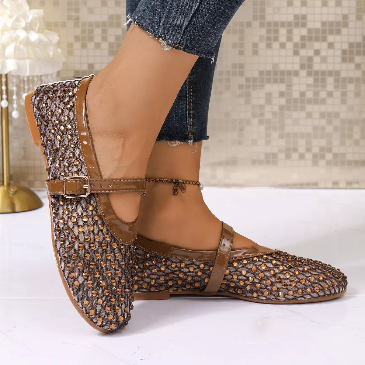 Chroma Creepers Sparkling Mesh Mary Jane Sneakers - WowStore.live