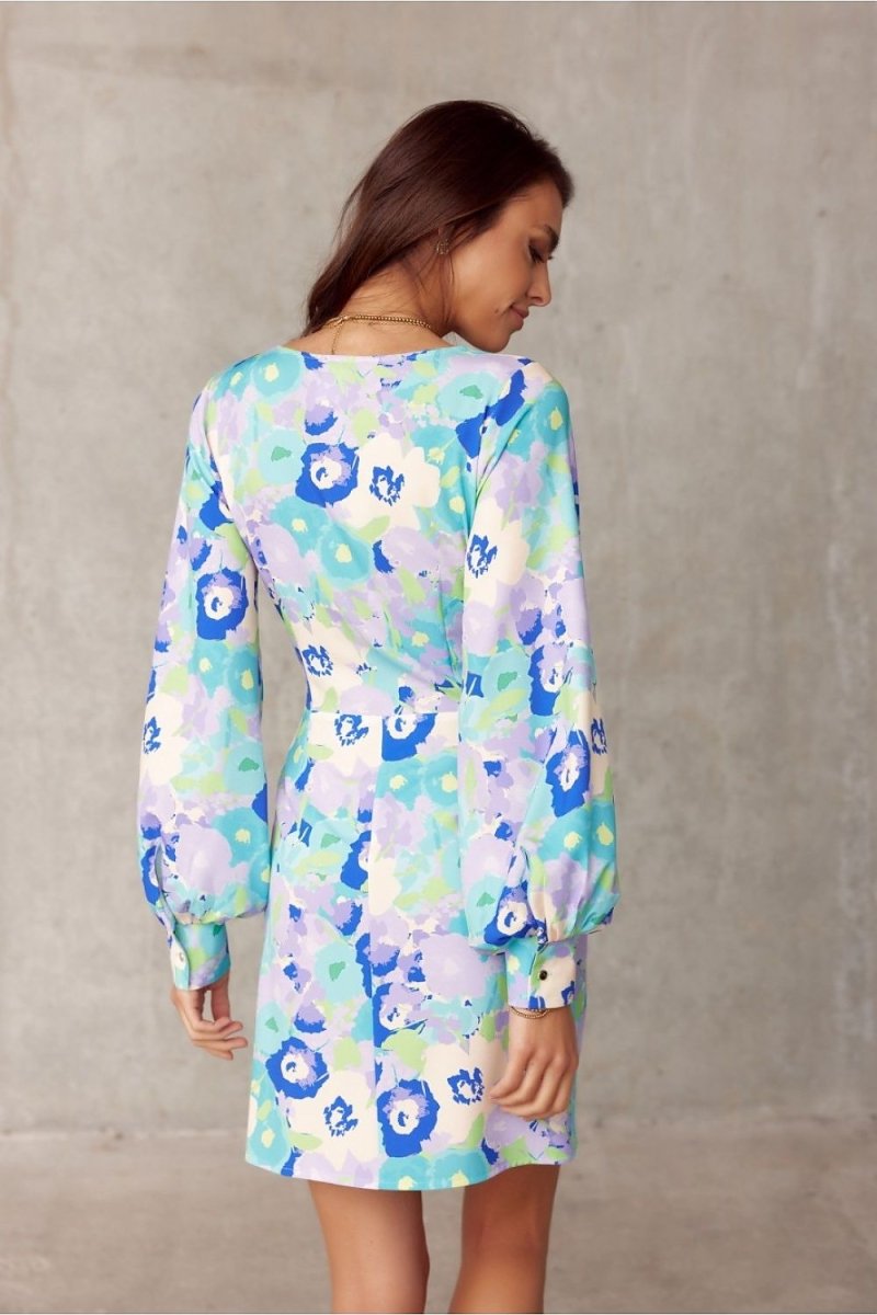 Classic Black A - Line Cocktail Dress - V - Neck Polyester Blend | WOW Store - Wow Store