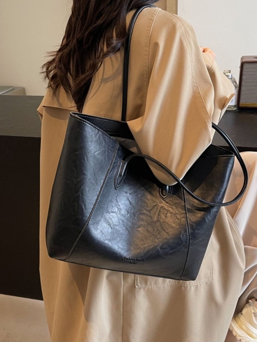 Classic Leather Tote Bag - Wow Store