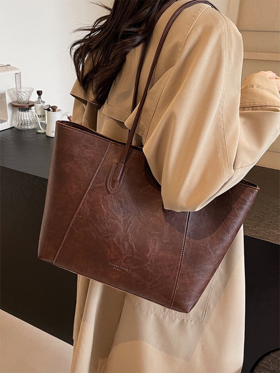 Classic Leather Tote Bag - Wow Store