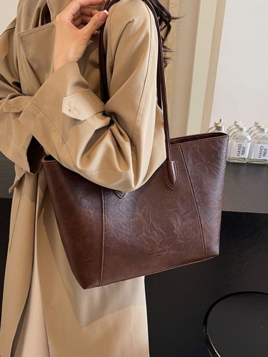 Classic Leather Tote Bag - Wow Store
