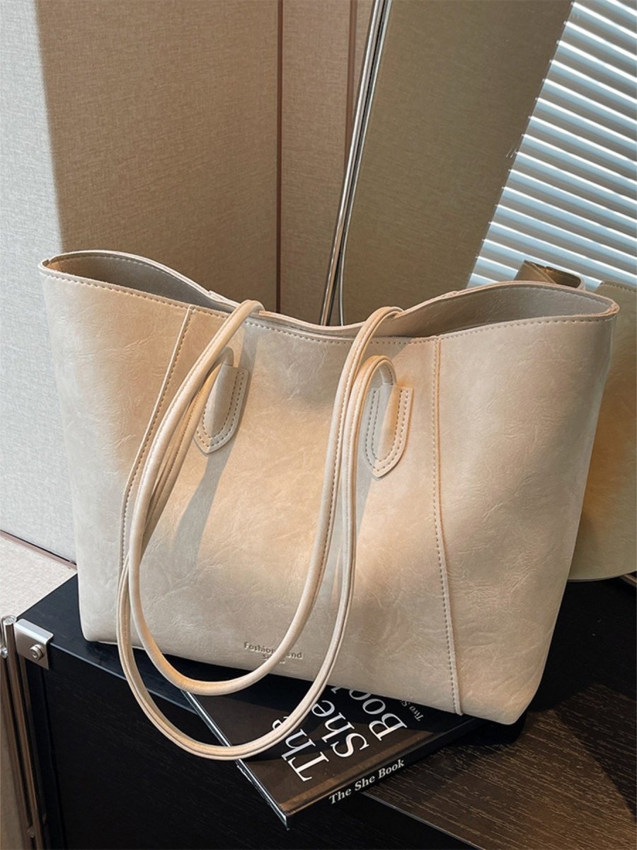 Classic Leather Tote Bag - Wow Store