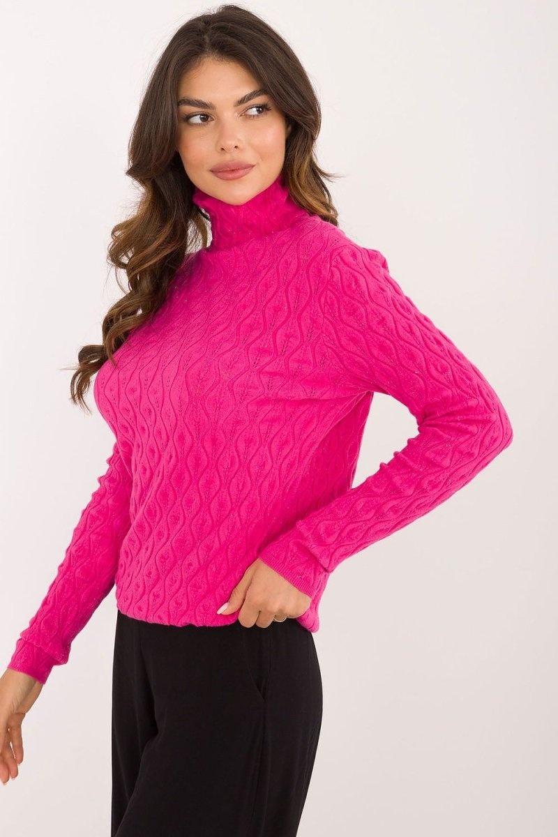 Classic Ribbed Knit Turtleneck Sweater - Model 203188 - Wow Store