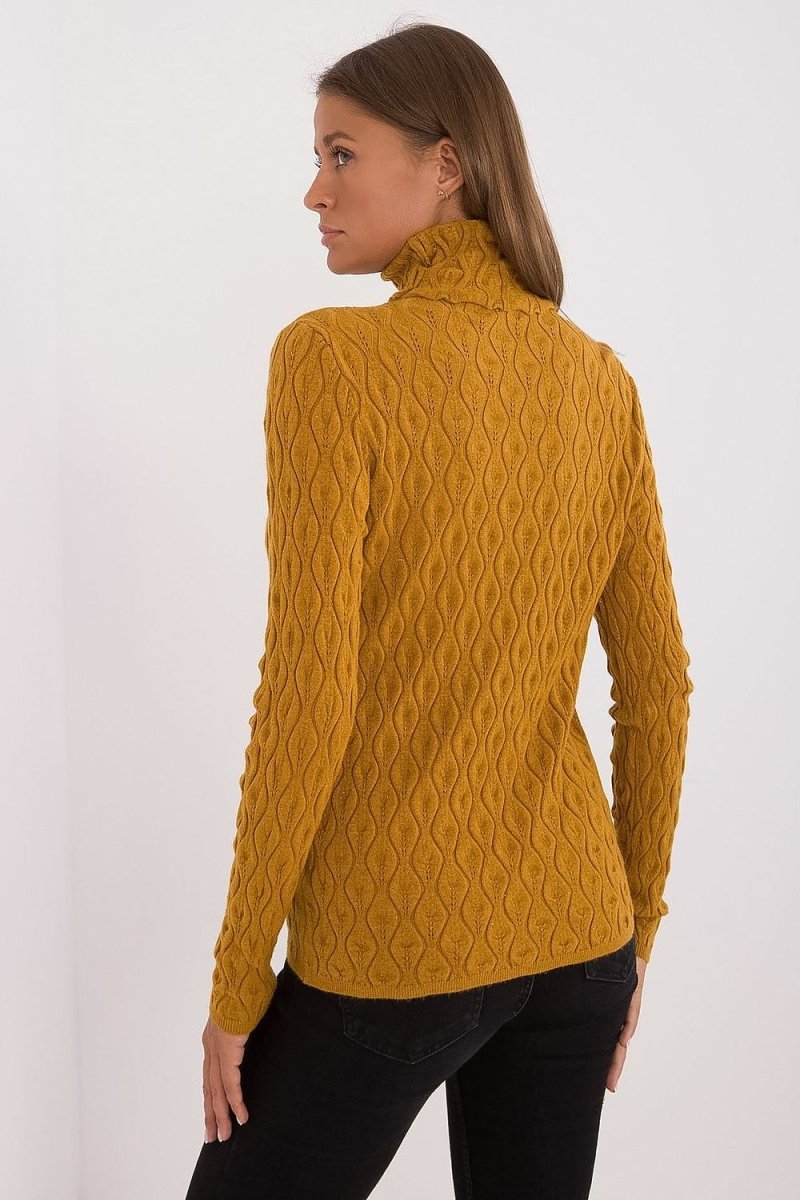 Classic Ribbed Knit Turtleneck Sweater - Model 203188 - Wow Store