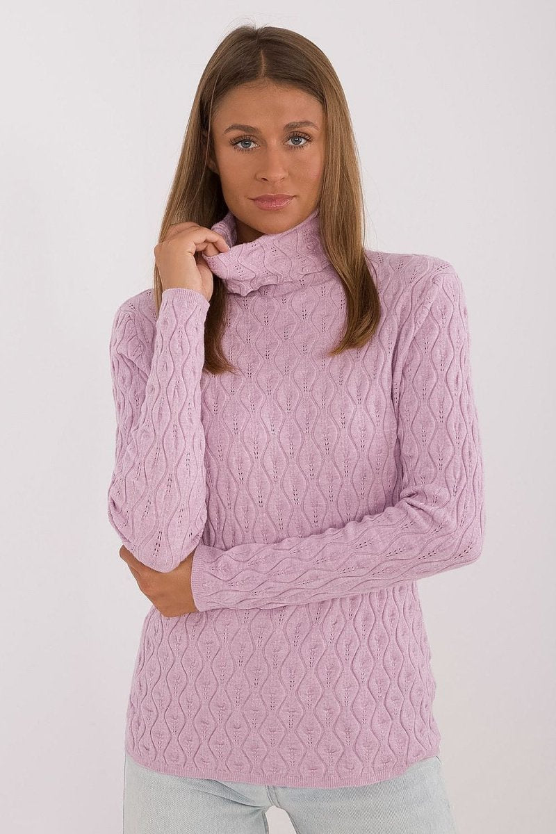 Classic Ribbed Knit Turtleneck Sweater - Model 203188 - Wow Store