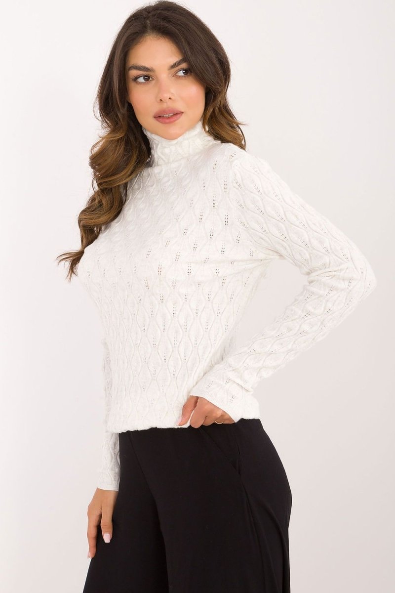 Classic Ribbed Knit Turtleneck Sweater - Model 203188 - Wow Store