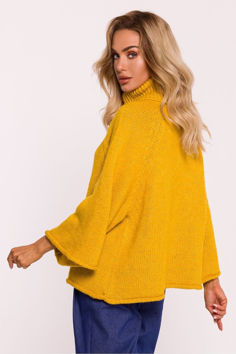 Classic Ribbed Turtleneck Sweater - Soft Knit High Neck Top - Wow Store