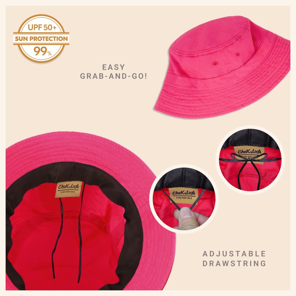 Classic Washed Cotton Bucket Hat - Wow Store