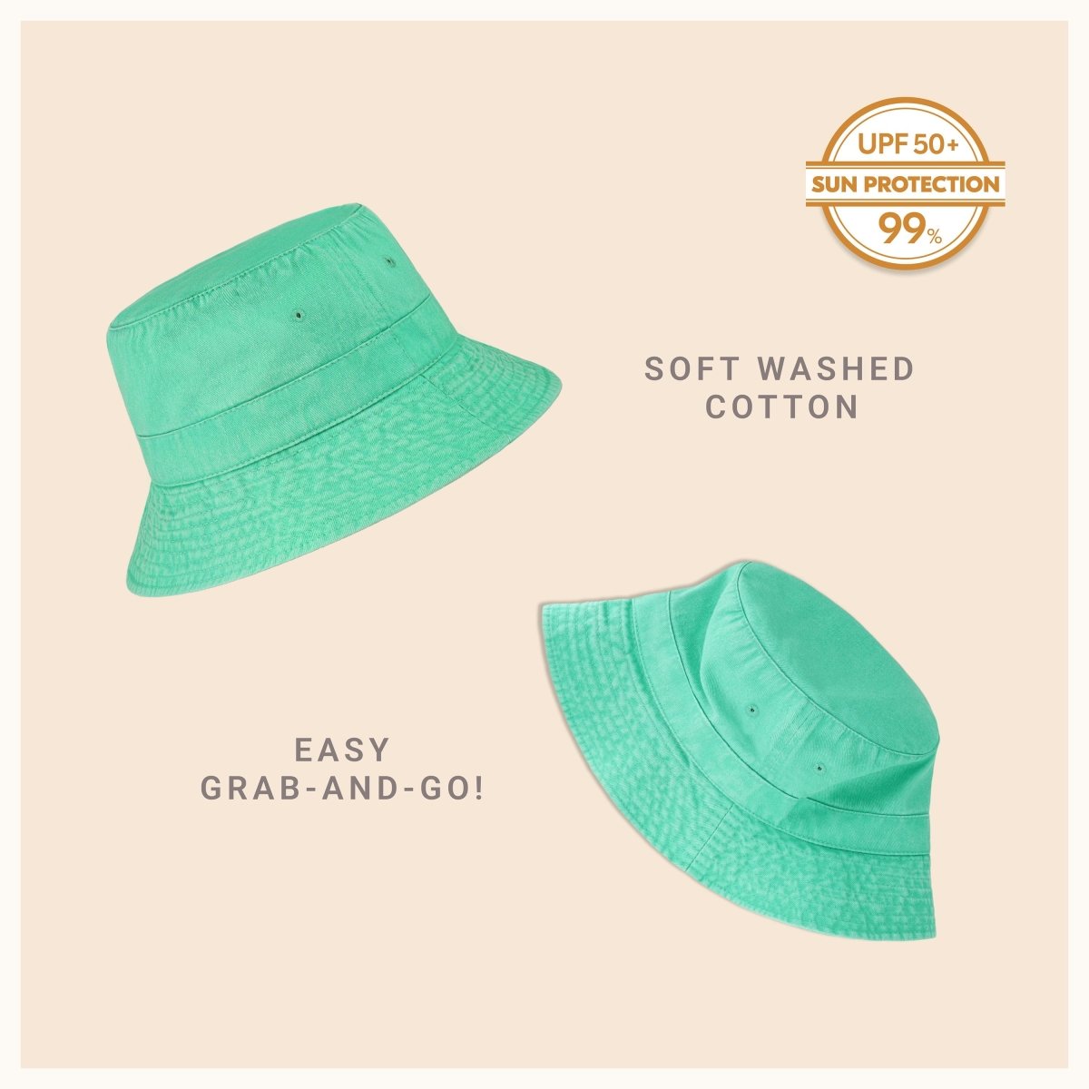 Classic Washed Cotton Bucket Hat - Wow Store
