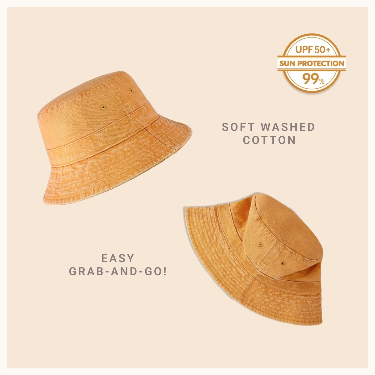 Classic Washed Cotton Bucket Hat - Wow Store
