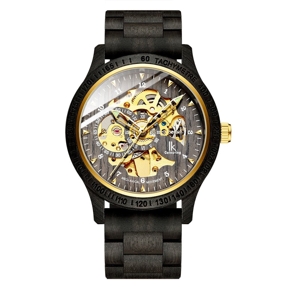 Classic Wooden Men's Mechanical Watch - Wow Store