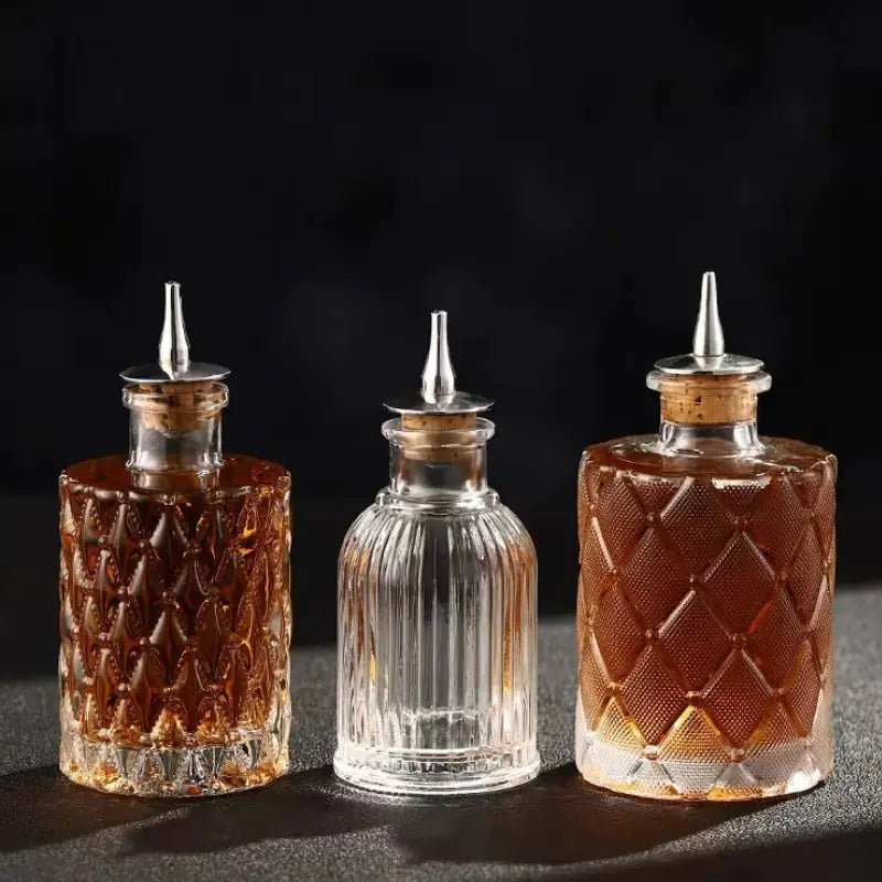 Cocktail Bitters Bottle Vintage Glass - Wow Store