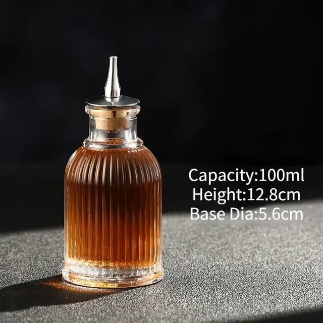 Cocktail Bitters Bottle Vintage Glass - Wow Store