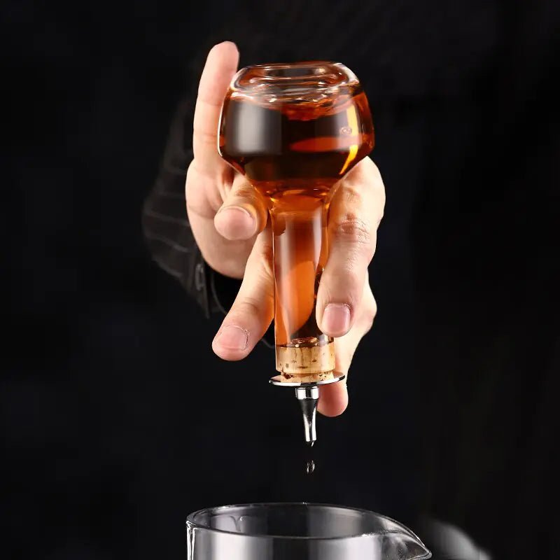 Cocktail Bitters Bottle Vintage Glass - Wow Store