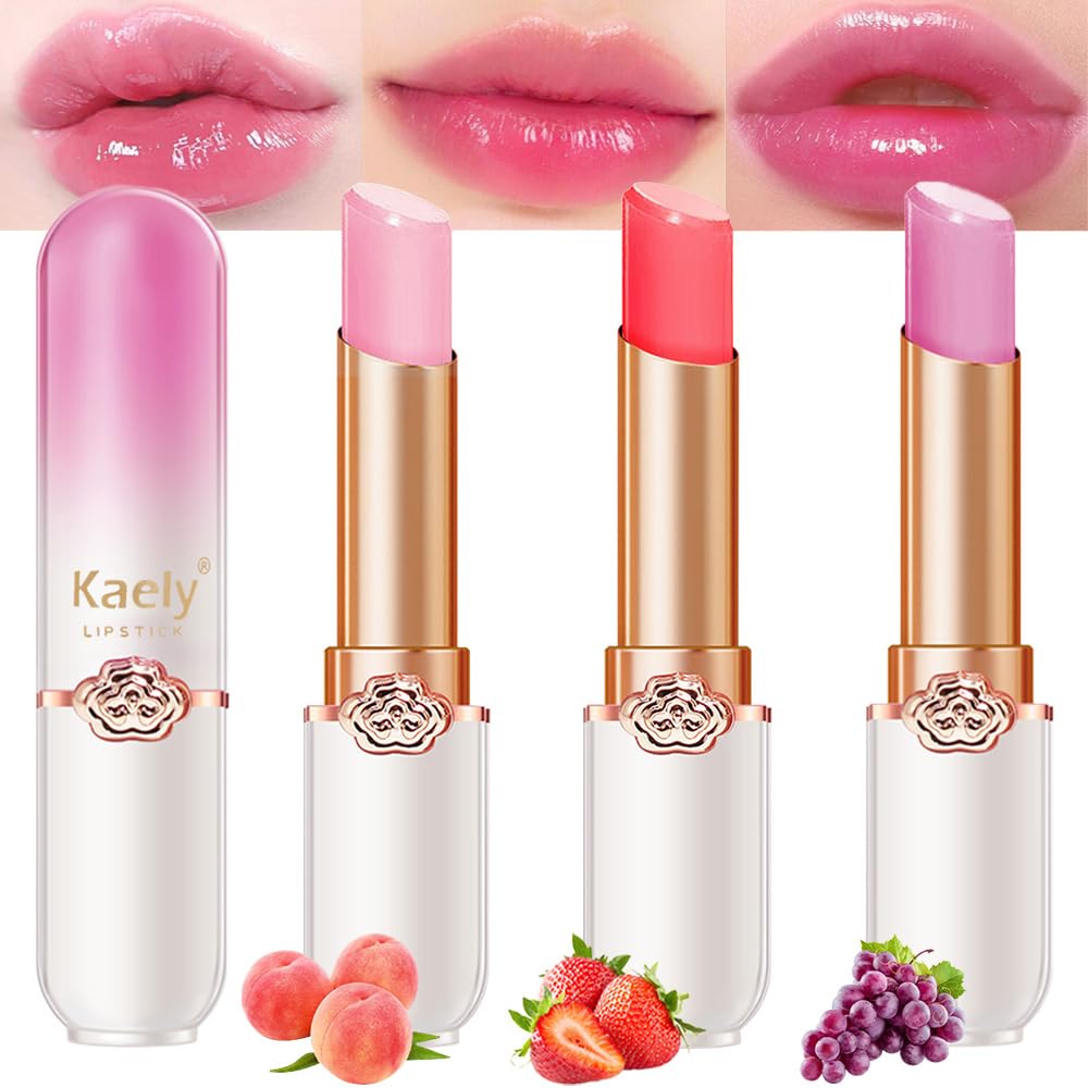 Color-Changing Tinted Lip Balm Trio - WowStore.live