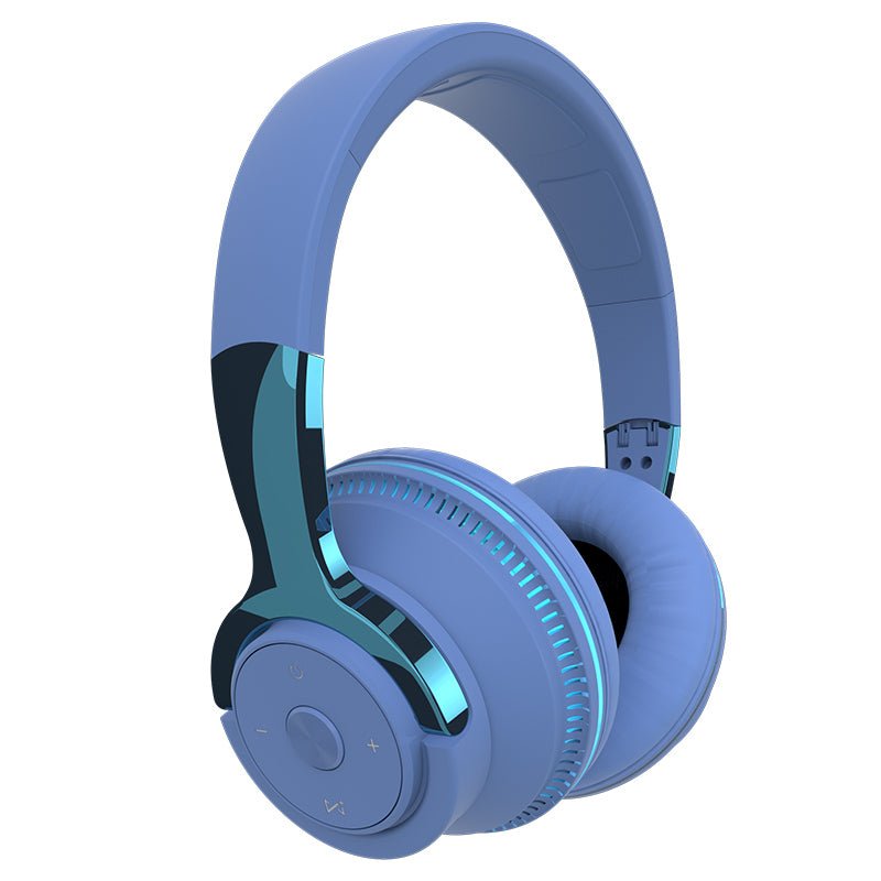 Colorful LED Lights Bluetooth Headphone Bass Wireless Earphones - Wow Store