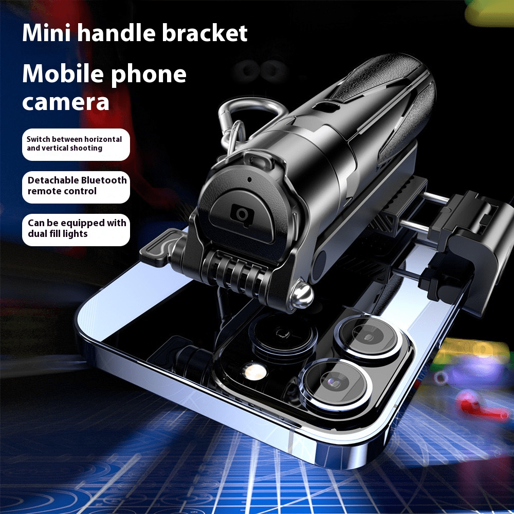Compact Multifunctional Selfie Stick with Rotatable Head - WowStore.live