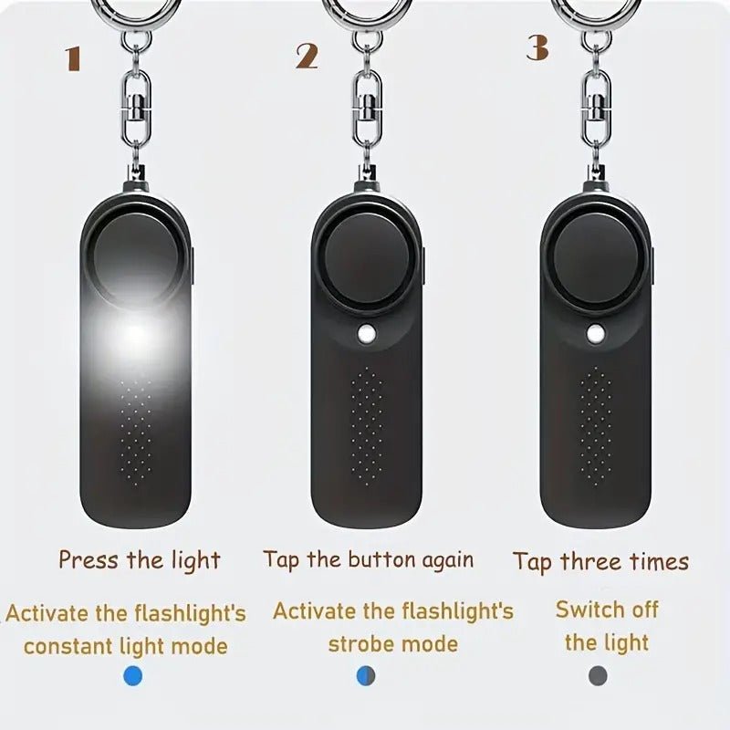 Compact Personal Security Alarm - 130dB Protection - WowStore.live