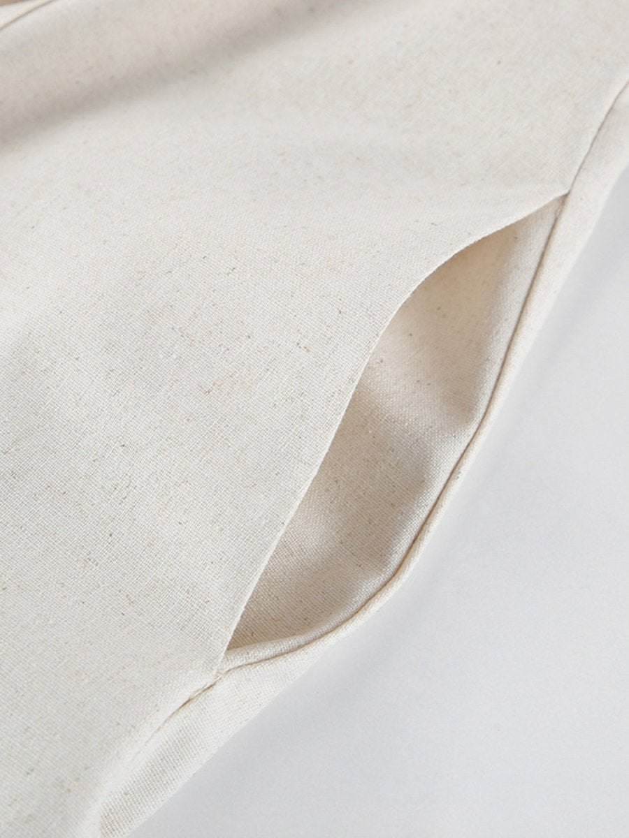 Contrast Trim Button Front Tube Maxi Dress - Wow Store