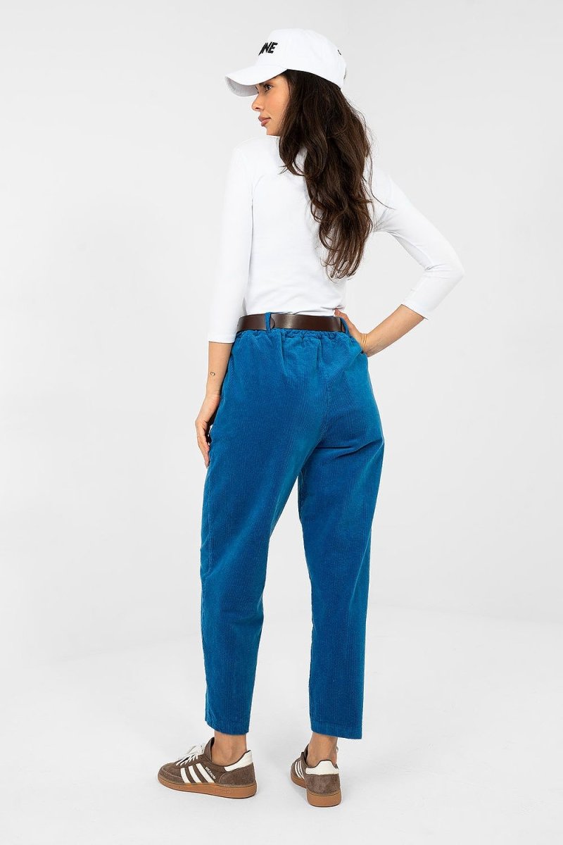 corduroy trousers model 224052 Italy Moda - WowStore.live