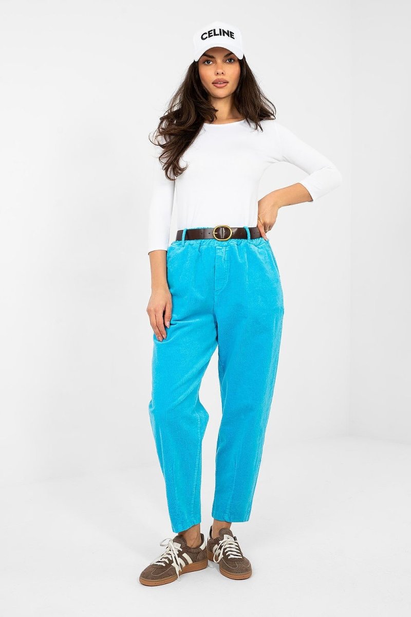 corduroy trousers model 224052 Italy Moda - WowStore.live
