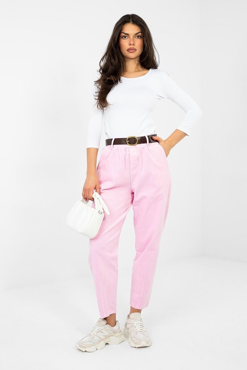 corduroy trousers model 224052 Italy Moda - WowStore.live
