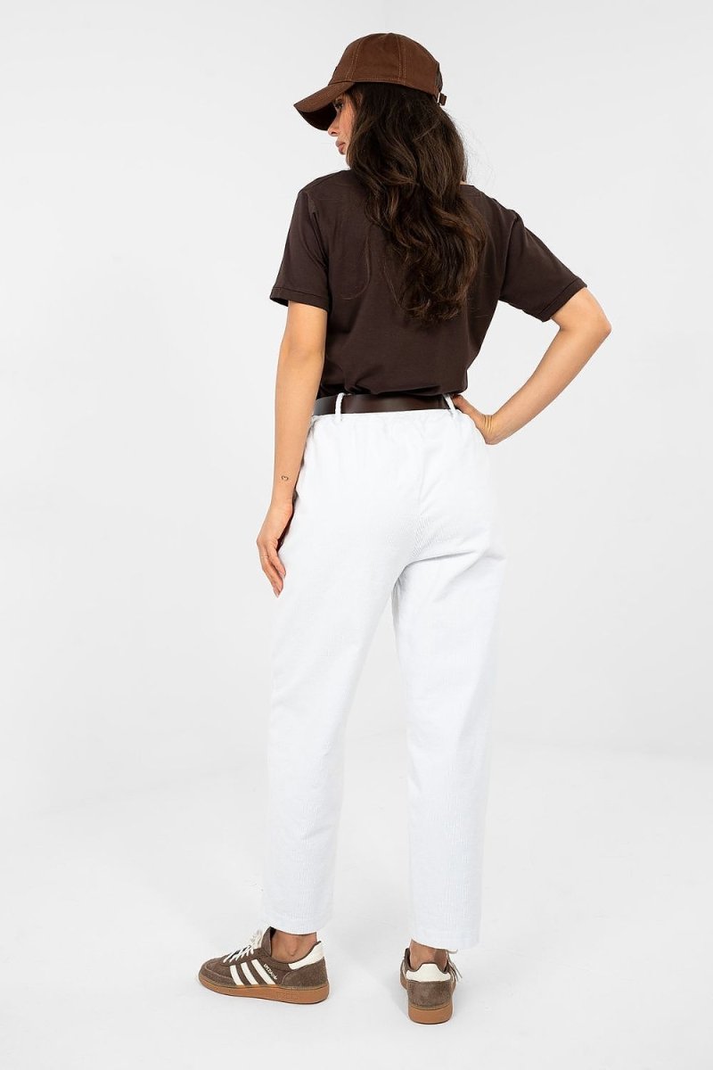 corduroy trousers model 224052 Italy Moda - WowStore.live