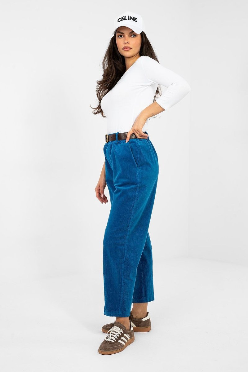 corduroy trousers model 224052 Italy Moda - WowStore.live