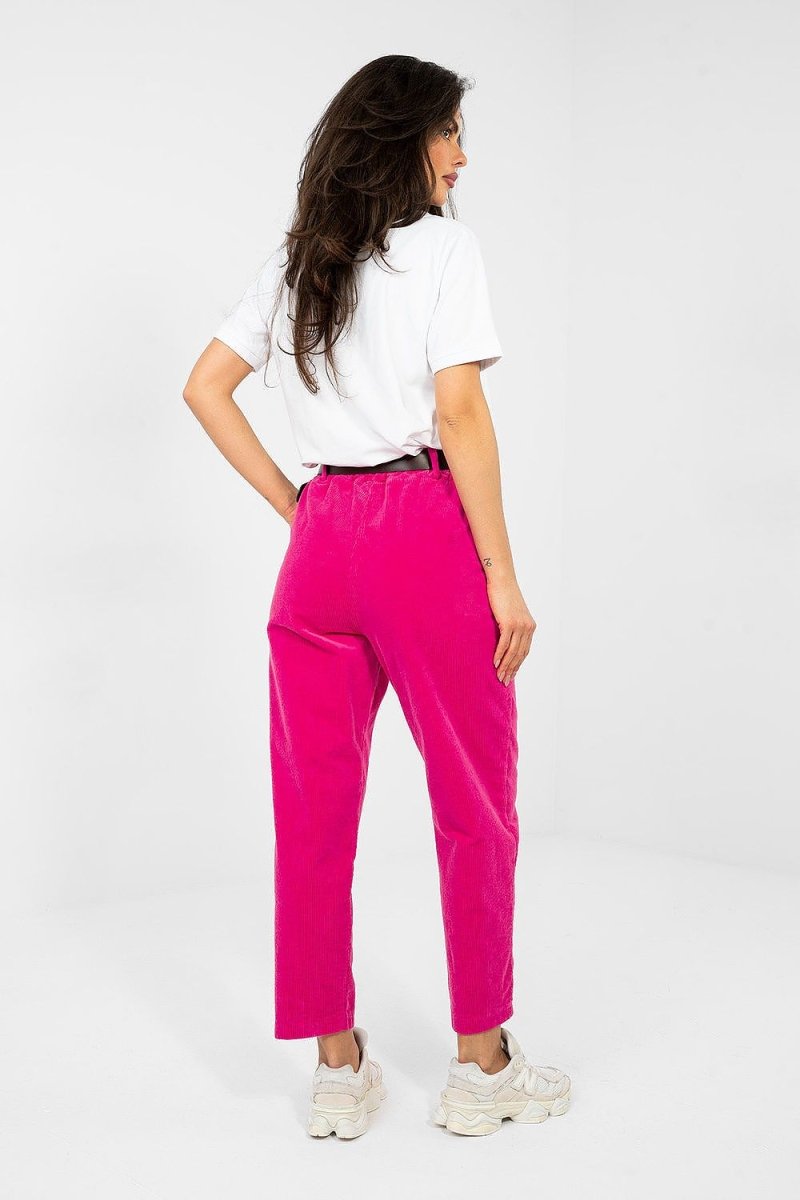 corduroy trousers model 224052 Italy Moda - WowStore.live