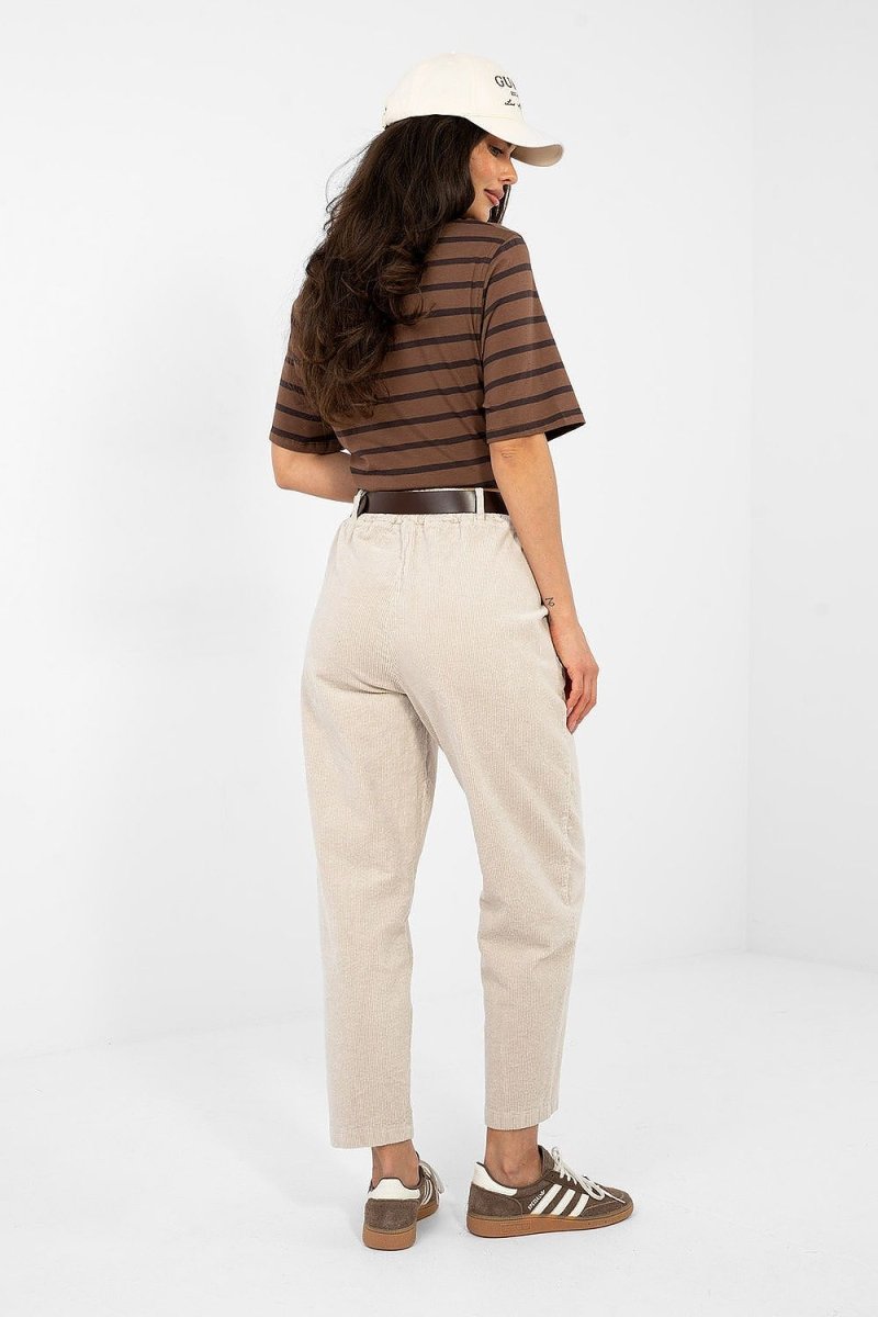 corduroy trousers model 224052 Italy Moda - WowStore.live