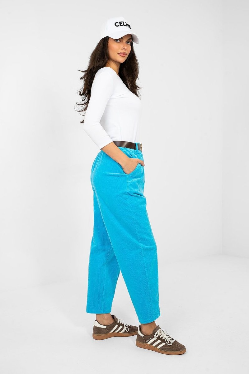 corduroy trousers model 224052 Italy Moda - WowStore.live