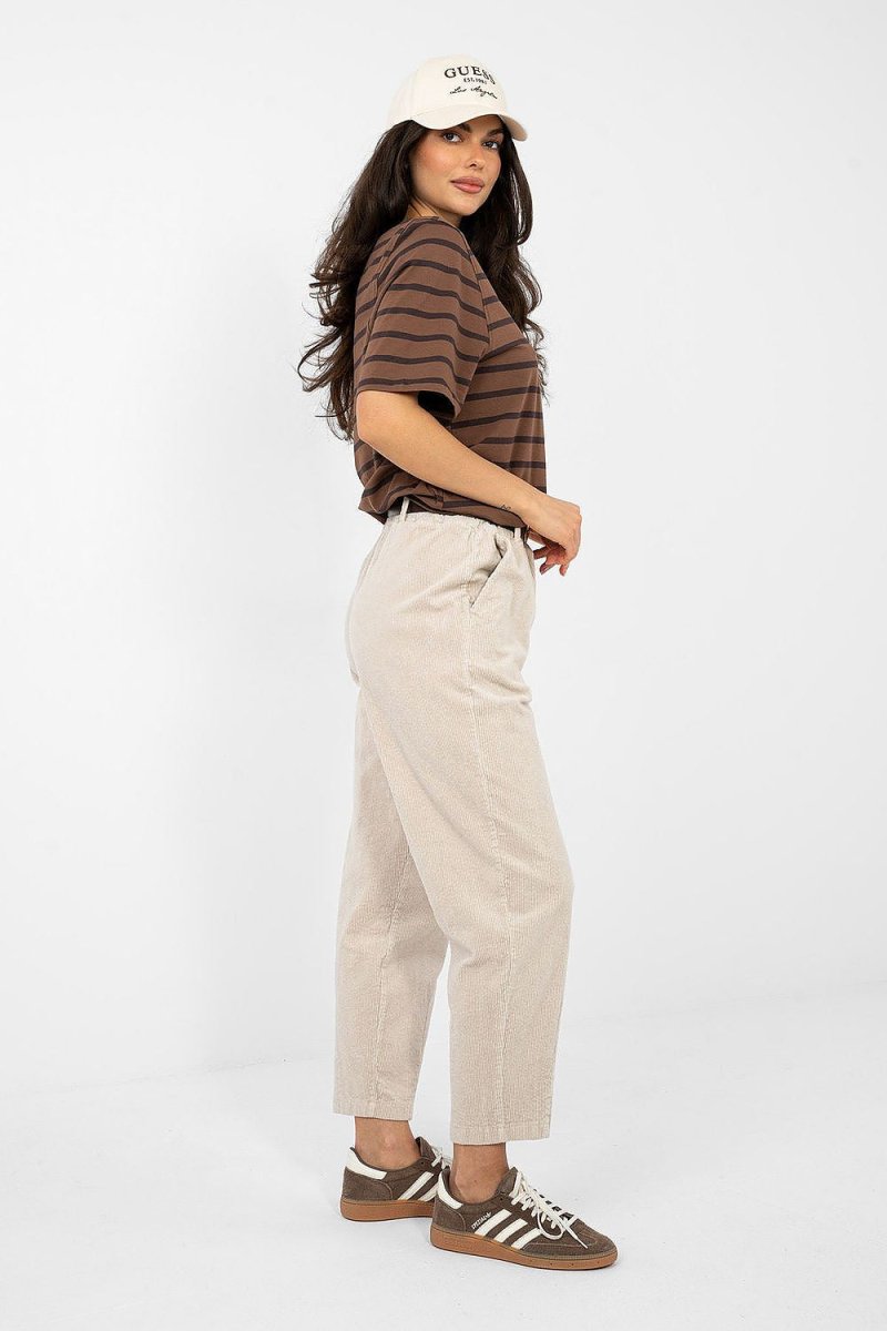 corduroy trousers model 224052 Italy Moda - WowStore.live