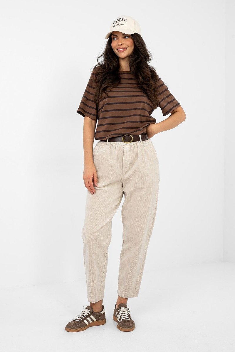 corduroy trousers model 224052 Italy Moda - WowStore.live