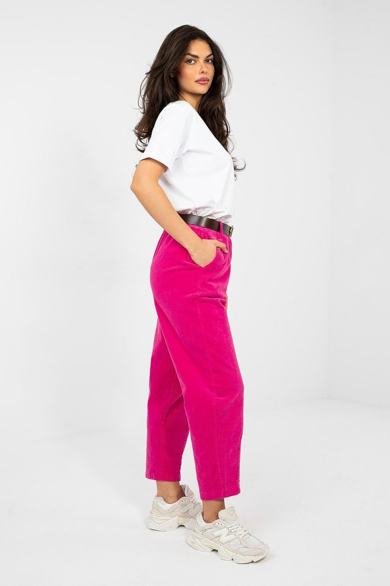 corduroy trousers model 224052 Italy Moda - WowStore.live