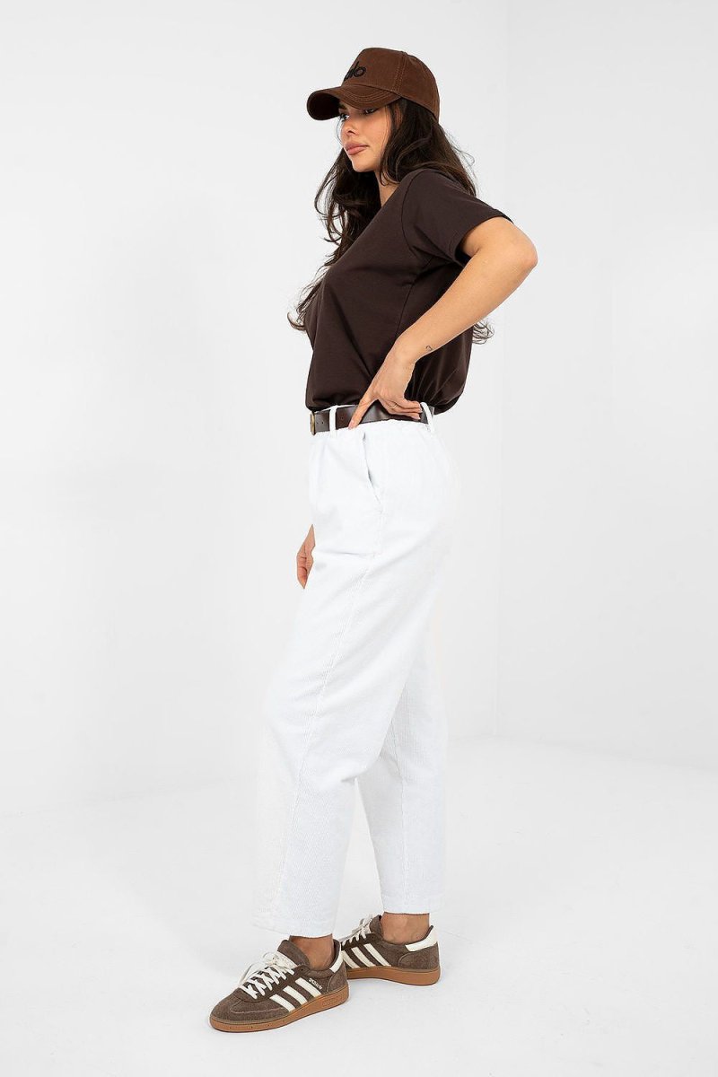 corduroy trousers model 224052 Italy Moda - WowStore.live
