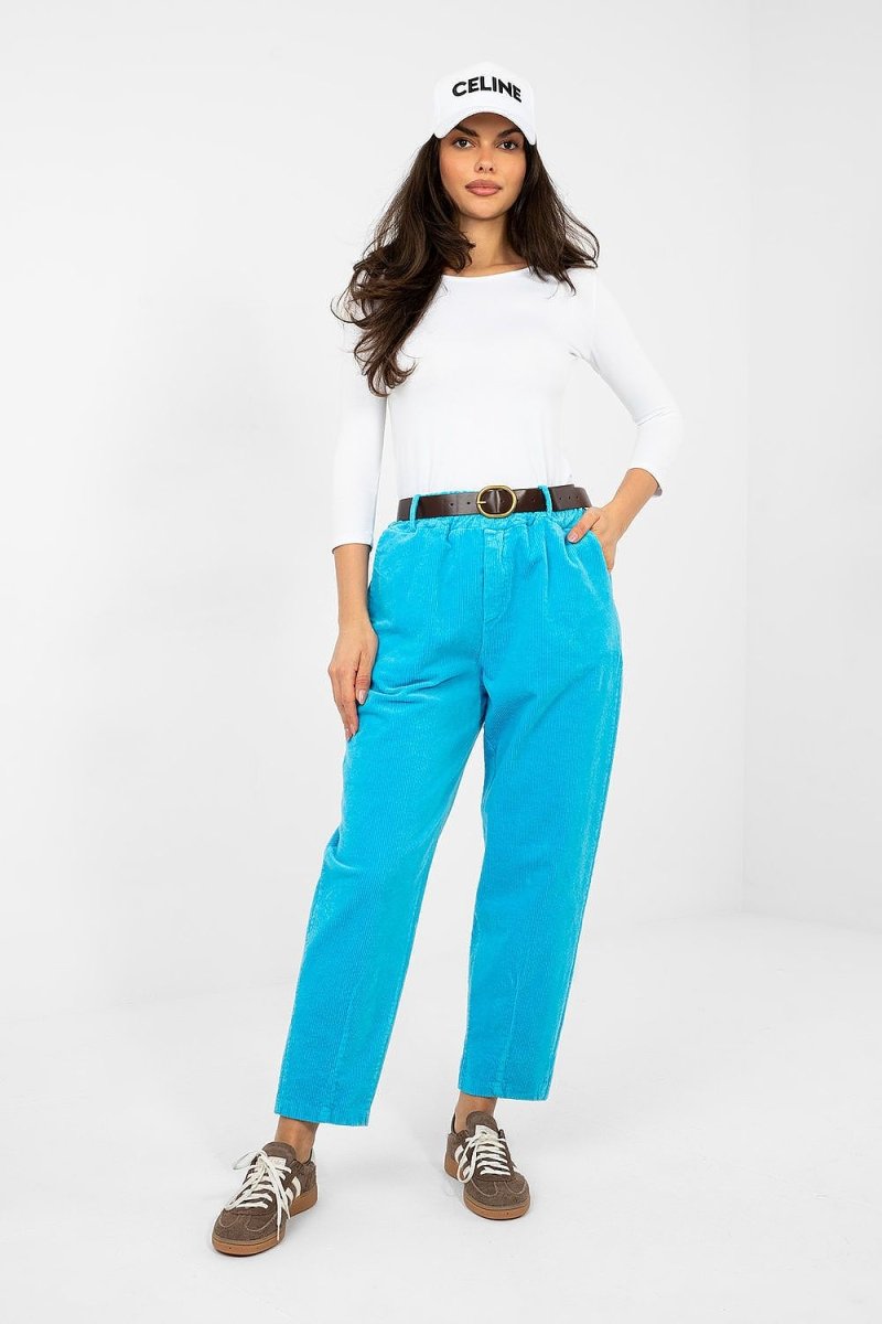 corduroy trousers model 224052 Italy Moda - WowStore.live