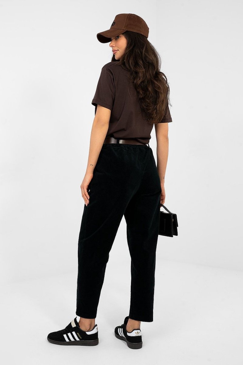 corduroy trousers model 224052 Italy Moda - WowStore.live