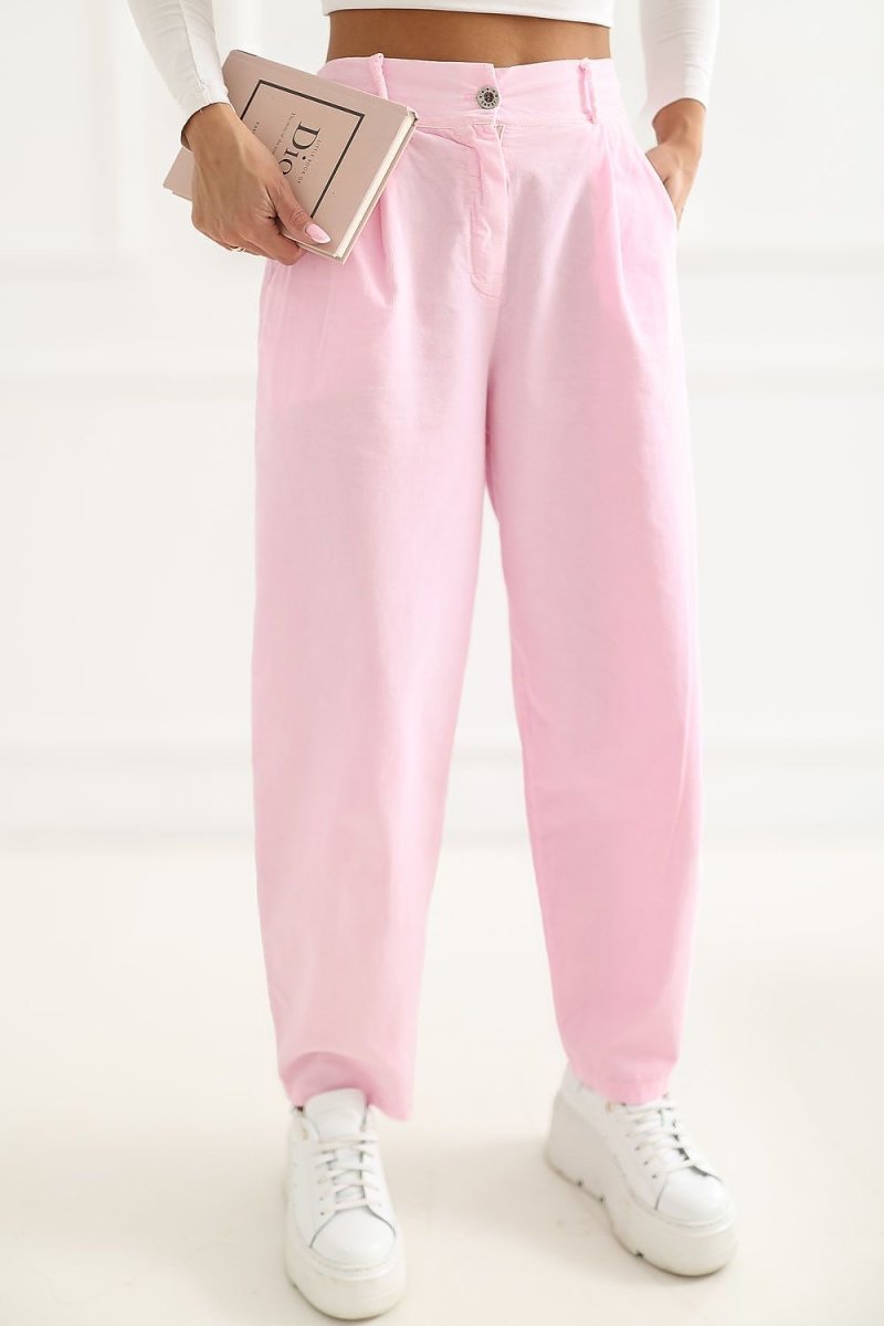 corduroy trousers model 228357 Rue Paris - WowStore.live