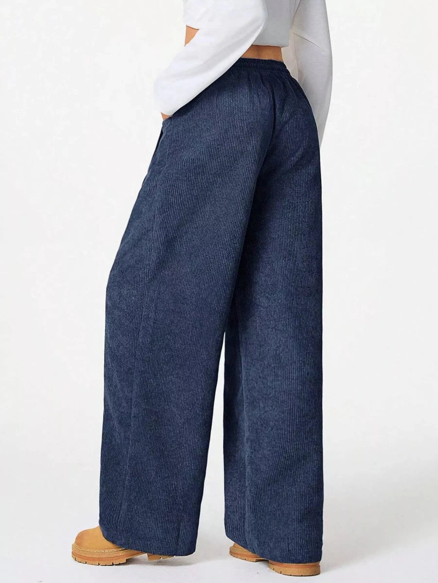 Corduroy Wide Leg Pants - Wow Store