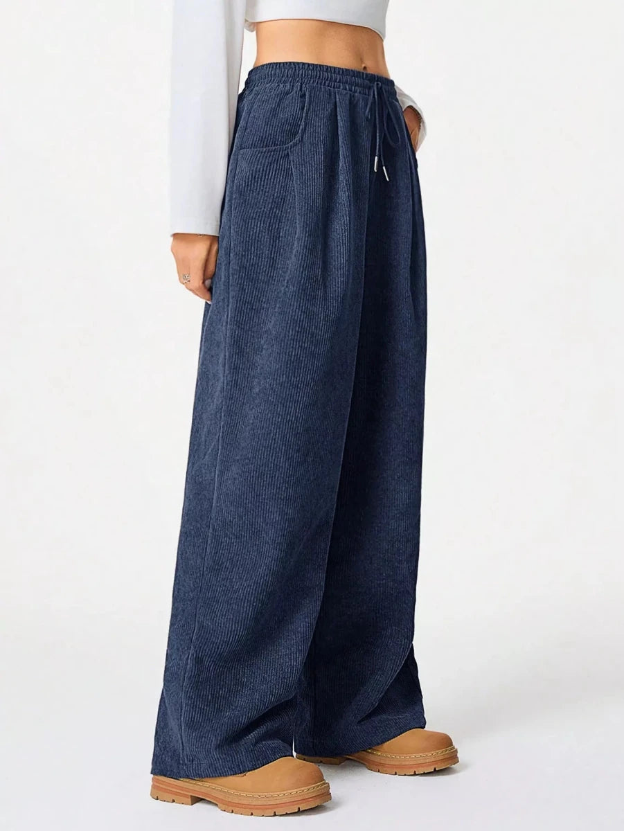 Corduroy Wide Leg Pants - Wow Store