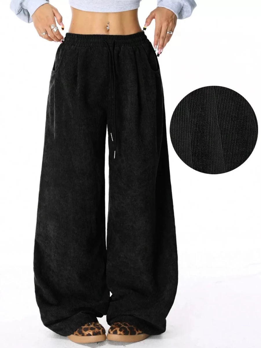 Corduroy Wide Leg Pants - Wow Store