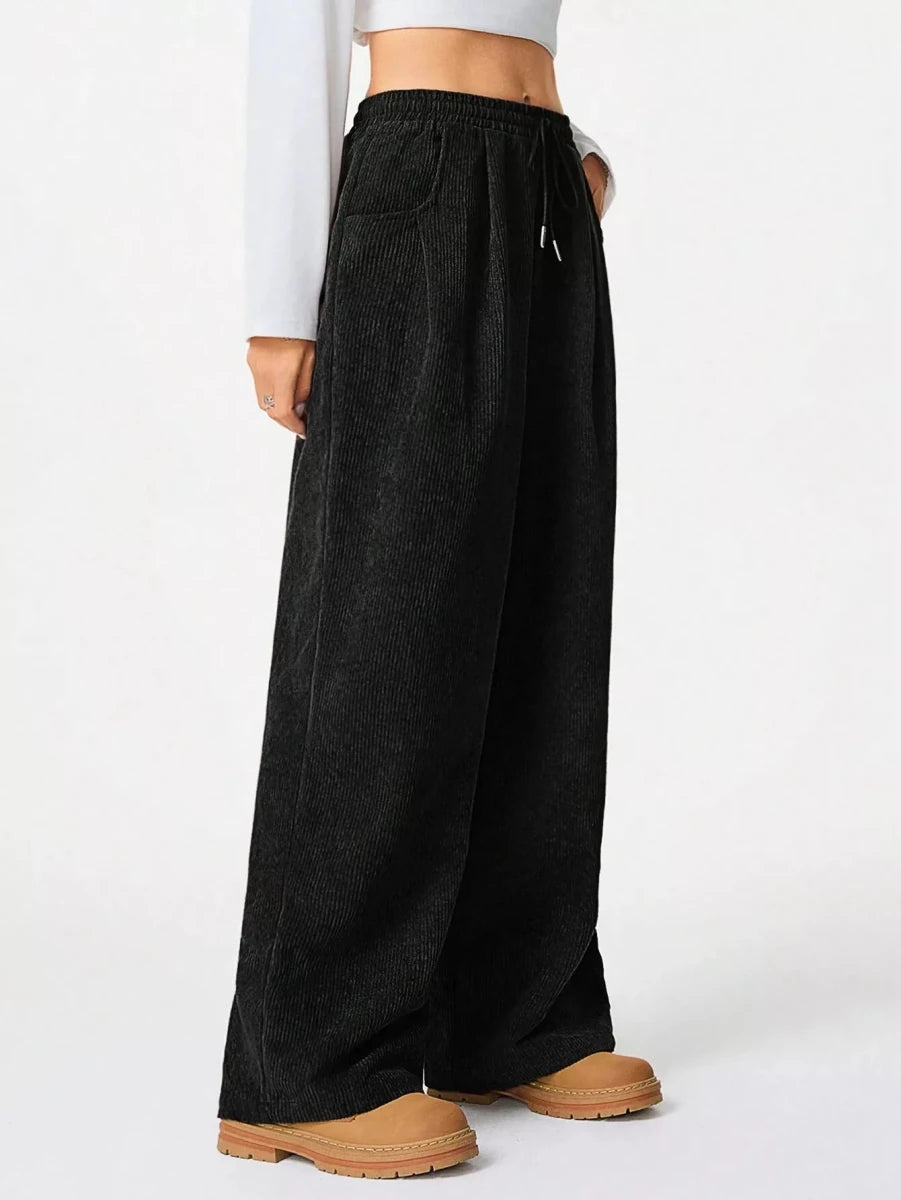 Corduroy Wide Leg Pants - Wow Store