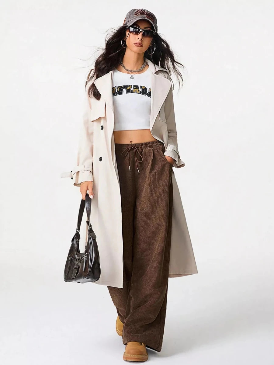 Corduroy Wide Leg Pants - Wow Store